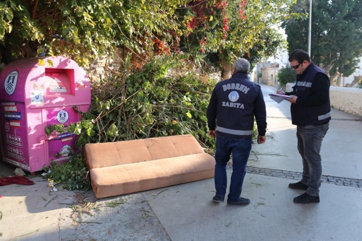 Bah&ccedil;e atıklarını zamanında &ccedil;ıkarmayanlara ceza uygulanıyor