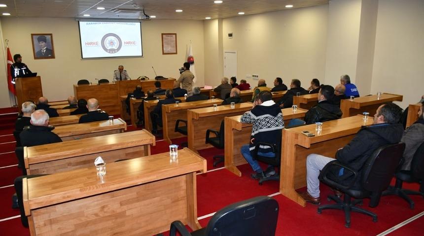 Belediye personeline madde bağımlılığı eğitimi