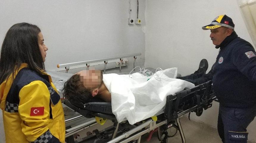 Kız arkadaşı ayrılmak istedi, denize atladı