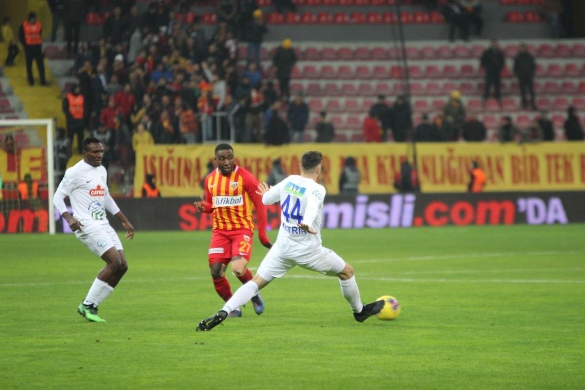 S&uuml;per Lig: İ.M. Kayserispor: 1 - &Ccedil;aykur Rizespor: 0 (Ma&ccedil; sonucu)