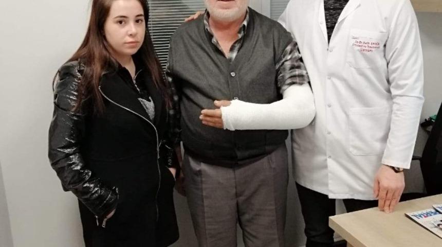 Odun keserken tendonları ve sinirleri kesilmişti şimdi...