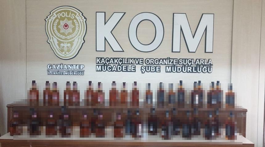 Gaziantep&rsquo;te yılbaşı &ouml;ncesi sahte alkol operasyonu