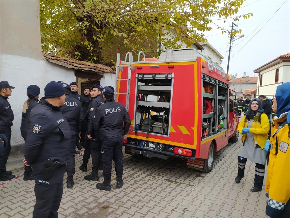 Konya'da kerpi&ccedil; evde g&ouml;&ccedil;&uuml;k