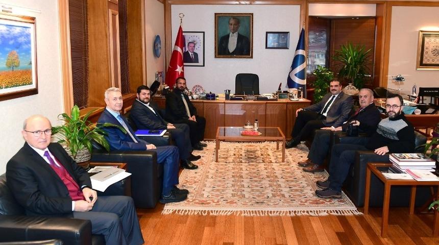 Eskişehir B&uuml;ro Memur-Sen, Rekt&ouml;r &Ccedil;omaklı&rsquo;yı ziyaret etti