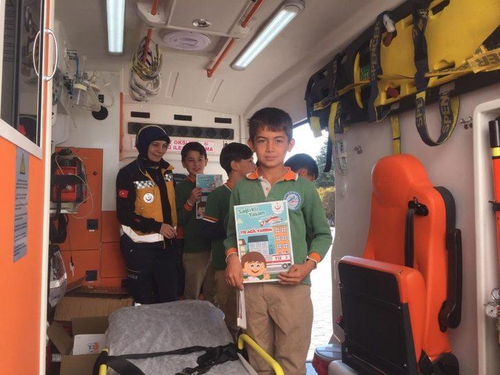 Öğrencilere 112 Acil Çağrı Merkezi tanıtıldı G4