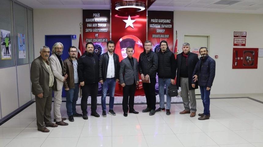 Emniyet M&uuml;d&uuml;r&uuml; Mithat &Ouml;ztaş basınla buluştu