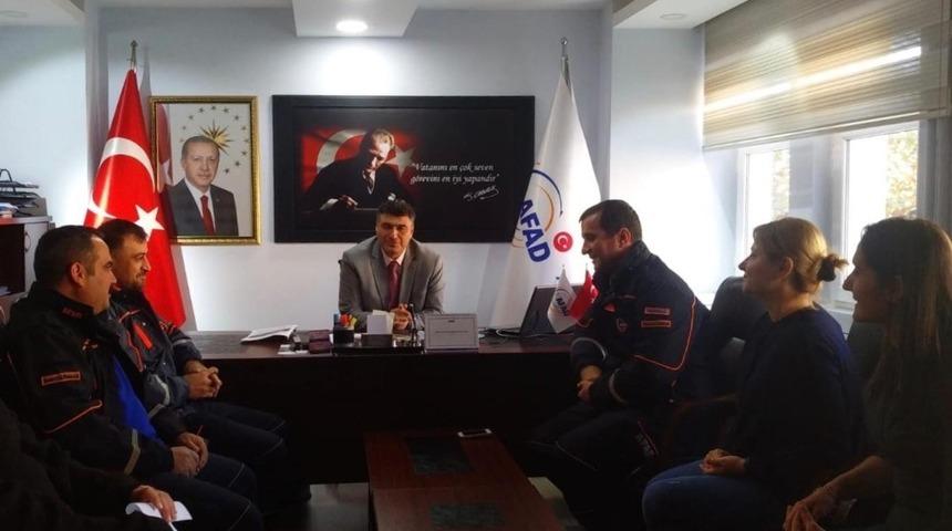 AFAD-SEN&rsquo;den İl M&uuml;d&uuml;r&uuml; Karakaya&rsquo;ya tebrik ziyareti