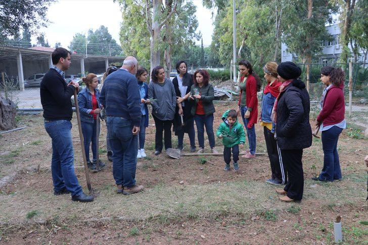 Kursiyerler ilaç ve kozmetik ürün yapımında kullanılan bitkiler yetiştiriyor G3