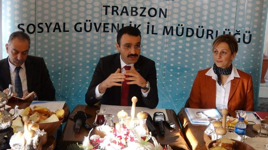 SGK Trabzon İl Müdürü Erdem Akbay basınla buluştu