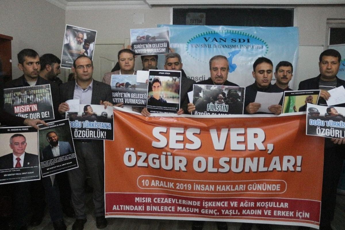 Van SDİ&rsquo;den Mısır zindanlarındaki masumlara mektup