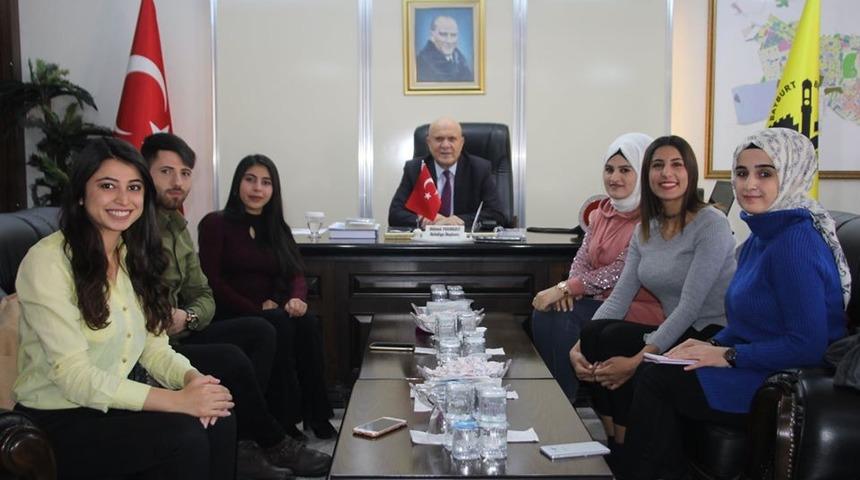 &Ouml;ğrencilerden Başkan Pekmezci&rsquo;ye ziyaret