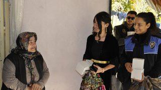 Çukurca polisi evlere konuk oluyor