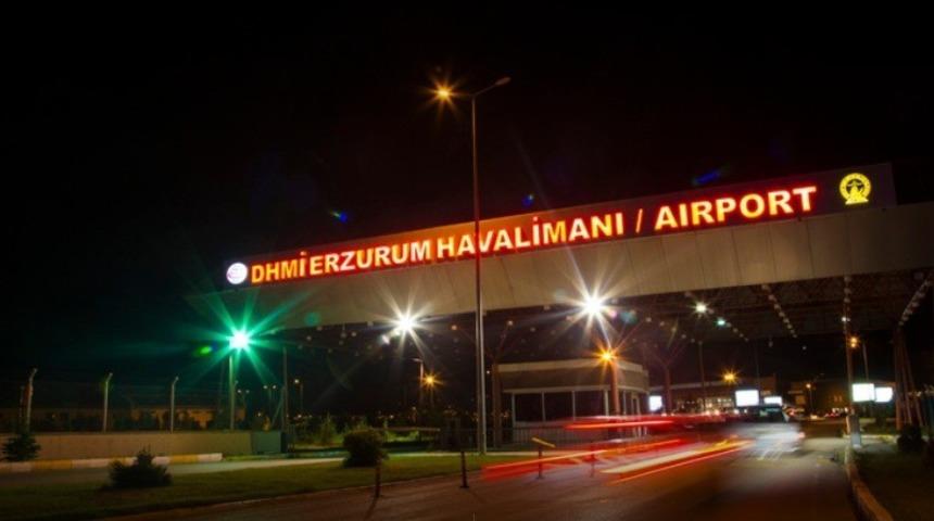 Erzurum Havalimanında u&ccedil;ak sefer saatlerine yeni d&uuml;zenleme