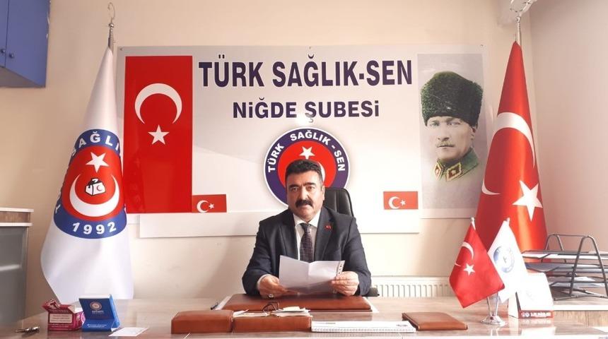 T&uuml;rkiye Kamu-Sen Niğde Şube Başkanı Adnan &Ouml;zer: