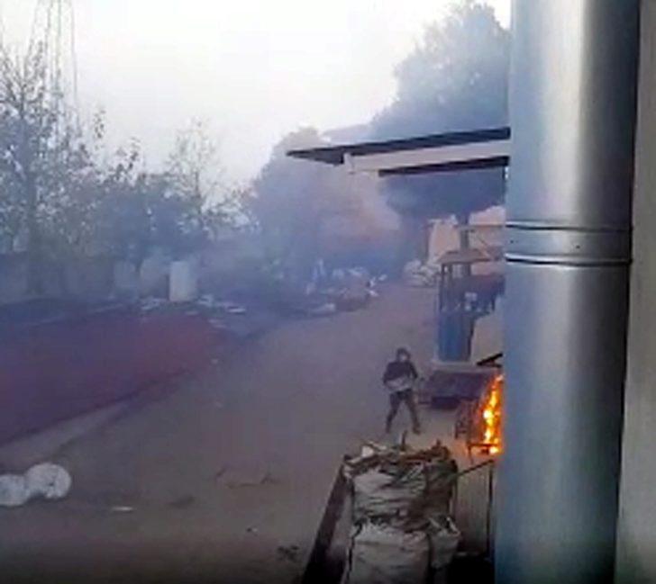 Soba yakmak isterken alev topuna döndü! G5