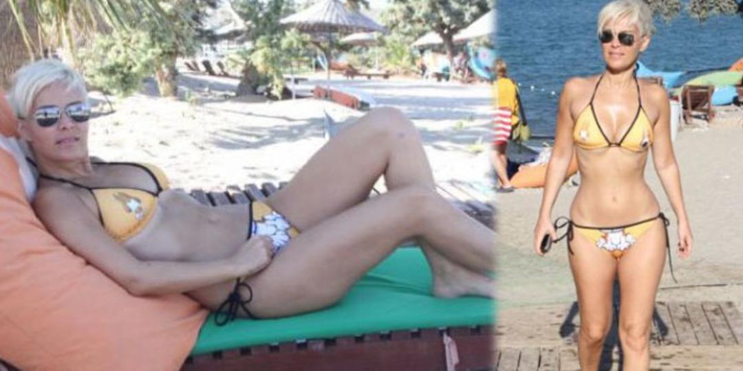 &Ouml;m&uuml;r Gedik'ten bikinili poz