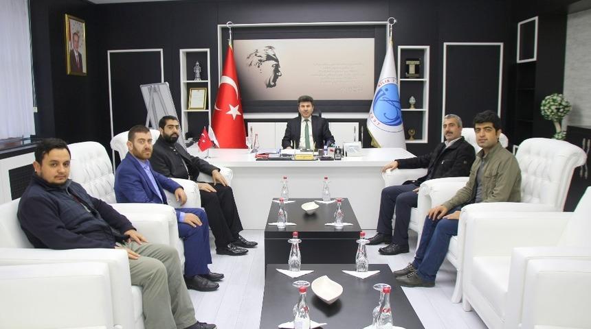 H&Uuml;DAPAR Kilis İl Y&ouml;netimi Rekt&ouml;r Karacoşkun&rsquo;la bir araya geldi