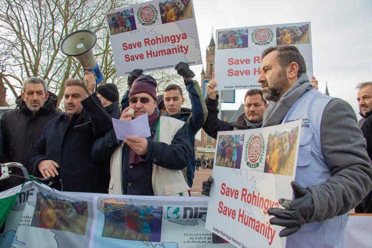 Hollanda'da Gambiya'nın Uluslararası Adalet Divanında Myanmara karşı açtığı davaya destek G3