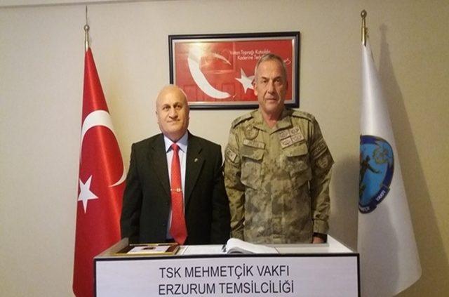 Jandarma Bölge Komutanı Tuğgeneral Semih Okyar,  TSK Mehmetçik Vakfı’nı ziyaret etti