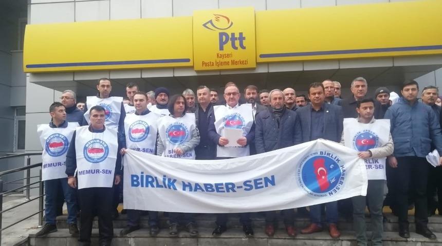 Birlik Haber Sen Kayseri Şube Başkanı Mehmet Taş: “PTT personelleri çözüm beklemekten bıktı”