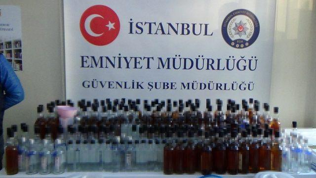 İstanbul’da sahte içki operasyonu