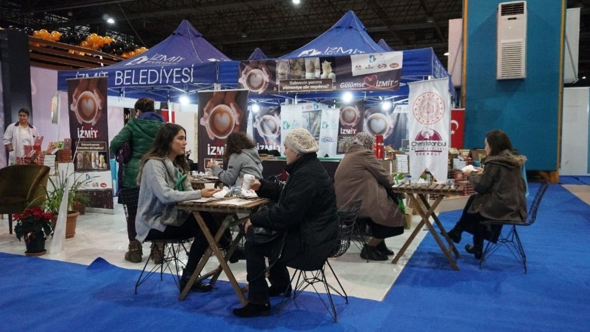Kahve Festivali&rsquo;nde İzmit pişmaniyesine b&uuml;y&uuml;k ilgi