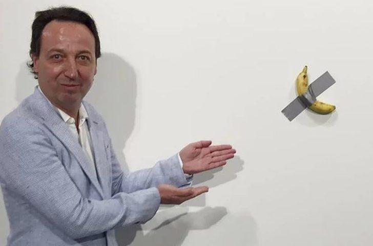 Duvara bantlanmış muza 120 bin dolar veren çift konuştu! G1