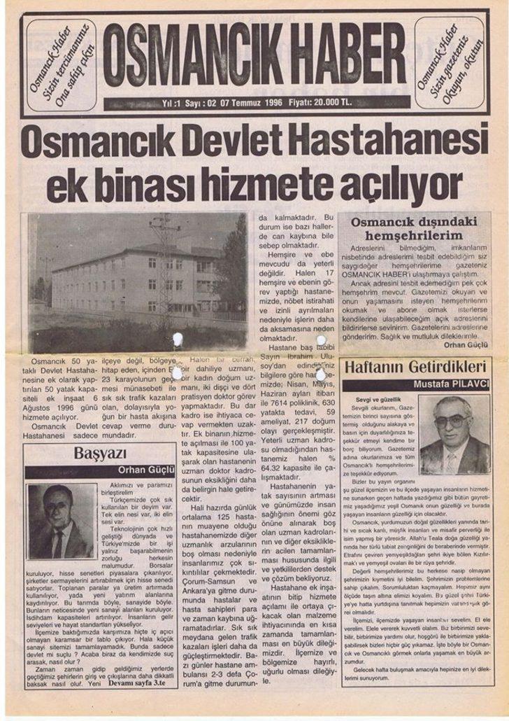 Osmancık’ta gazeteler haftalığa döndü G3