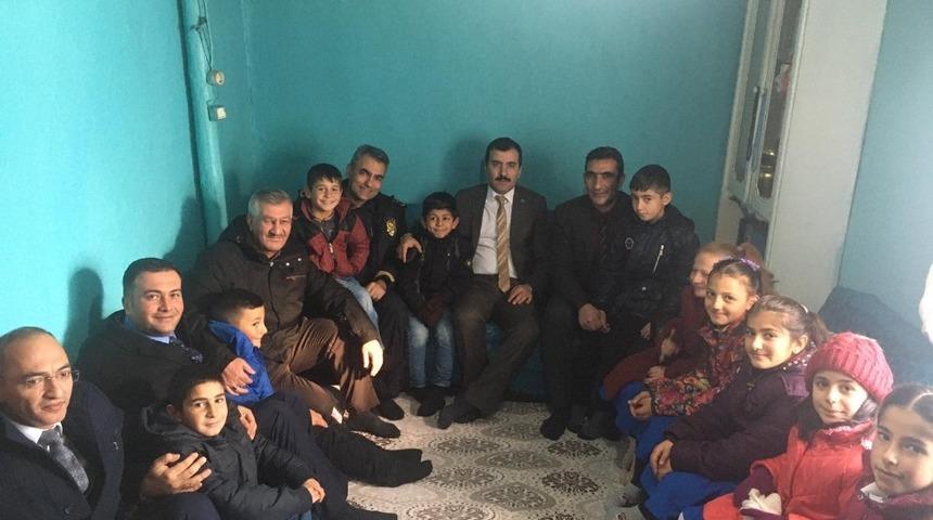 Kaymakam Koşal&rsquo;dan, şehit ailelerine ziyaret