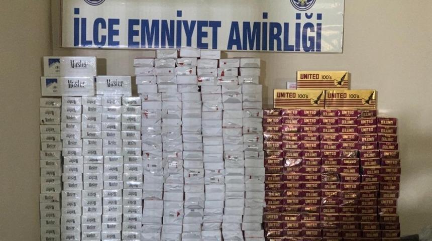 Yayladağı&rsquo;nda 3 bin 760 paket ka&ccedil;ak sigara ele ge&ccedil;irildi