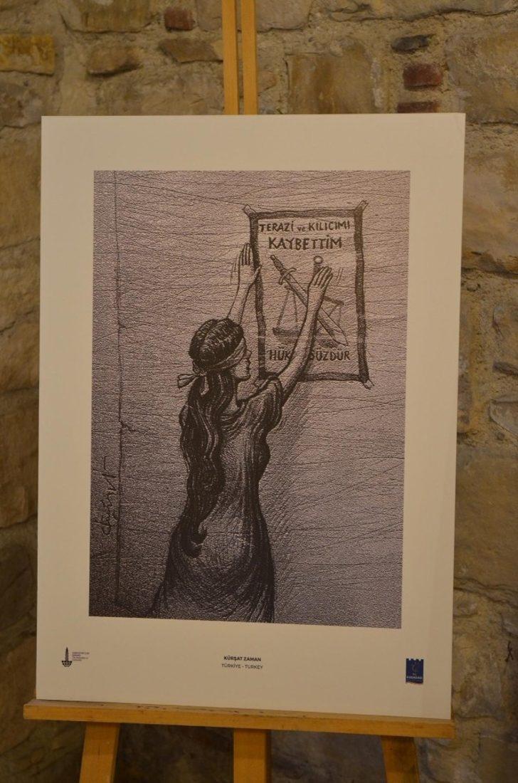 Kusadası’nda ’Uluslararası İnsan Hakları ve Adalet Karikatür’ sergisi G4