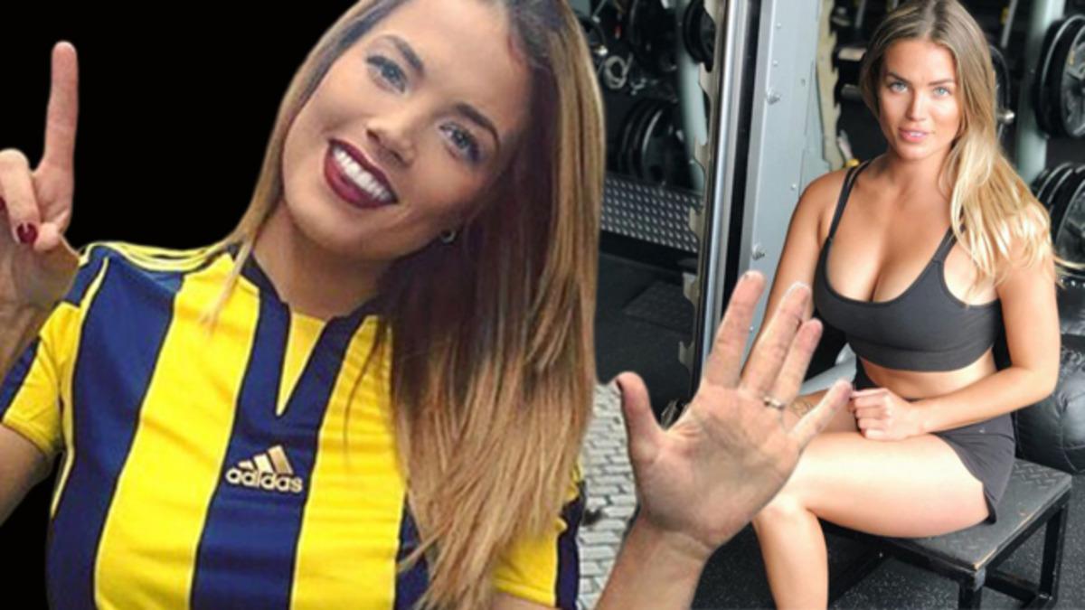Fenerbah&ccedil;eli g&uuml;zel Aly Eckmann sosyal medyayı sallıyor