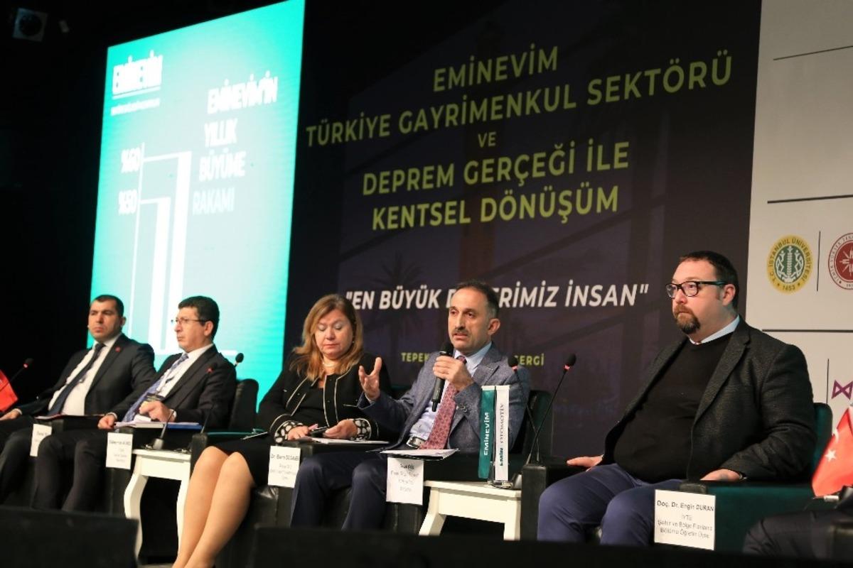 Eminevim, sempozyumda kentsel d&ouml;n&uuml;ş&uuml;m modelini tanıttı