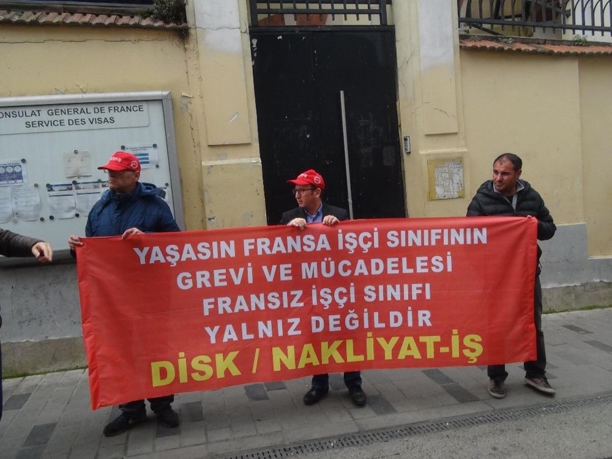 Nakliyat-İş&rsquo;ten Fransız iş&ccedil;ilerine destek