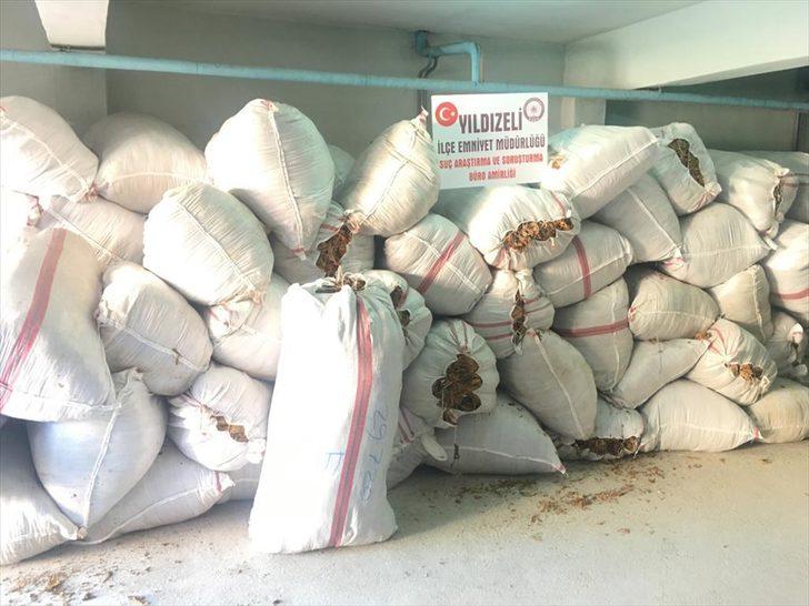 Sivas'ta 2 ton kaçak tütün ele geçirildi G3