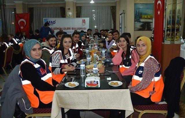 AFAD gönüllüleri tanışma toplantısında bir araya geldi