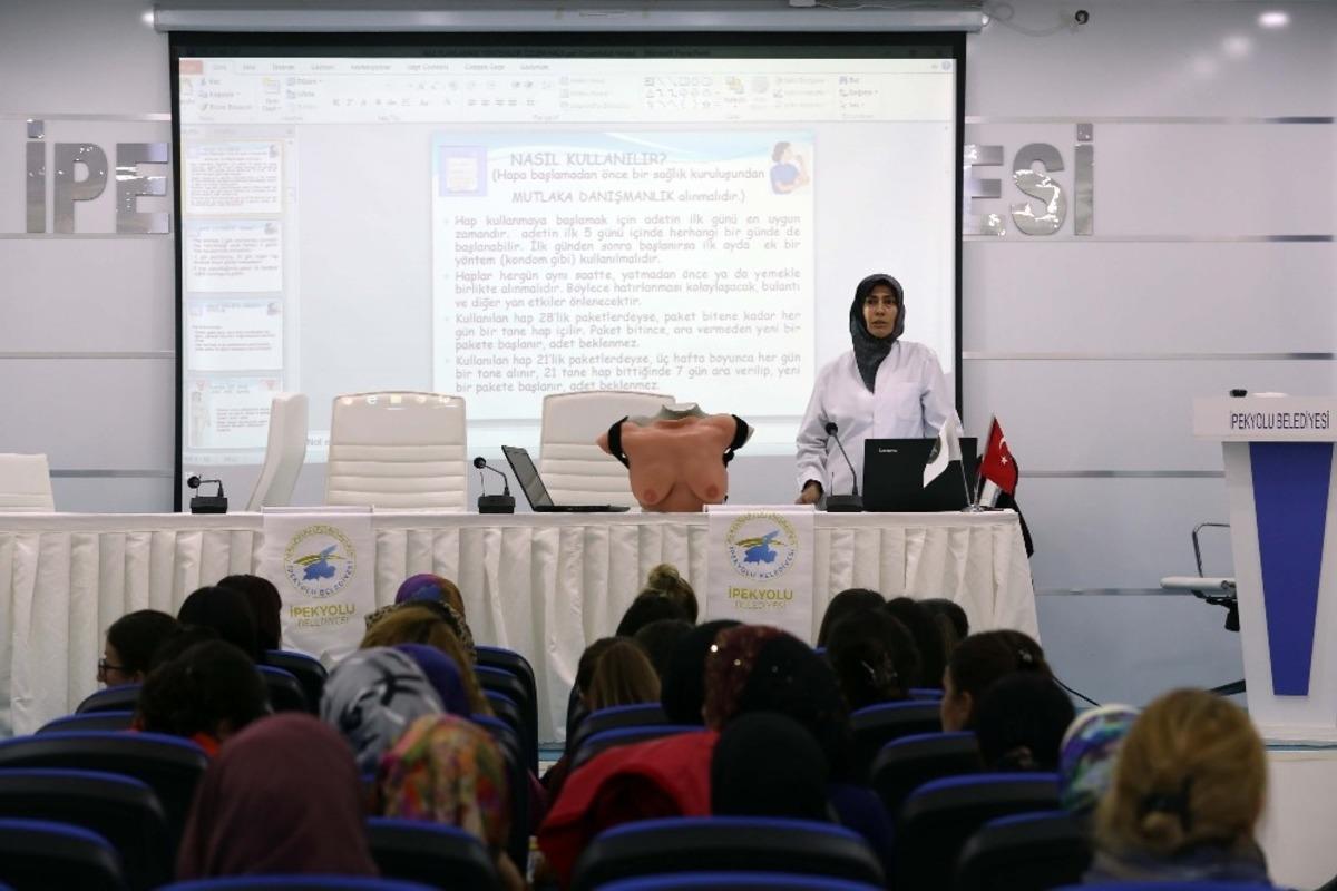 İpekyolu&rsquo;nda &ldquo;&Uuml;reme Sağlığı ve Kanser Taraması&rdquo; eğitimi