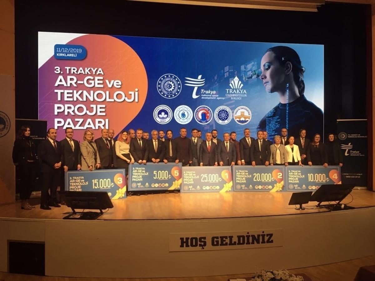 3. Trakya Proje Pazarı ArGe ve Teknoloji Projeleri Yarışması Kırklareli&rsquo;de