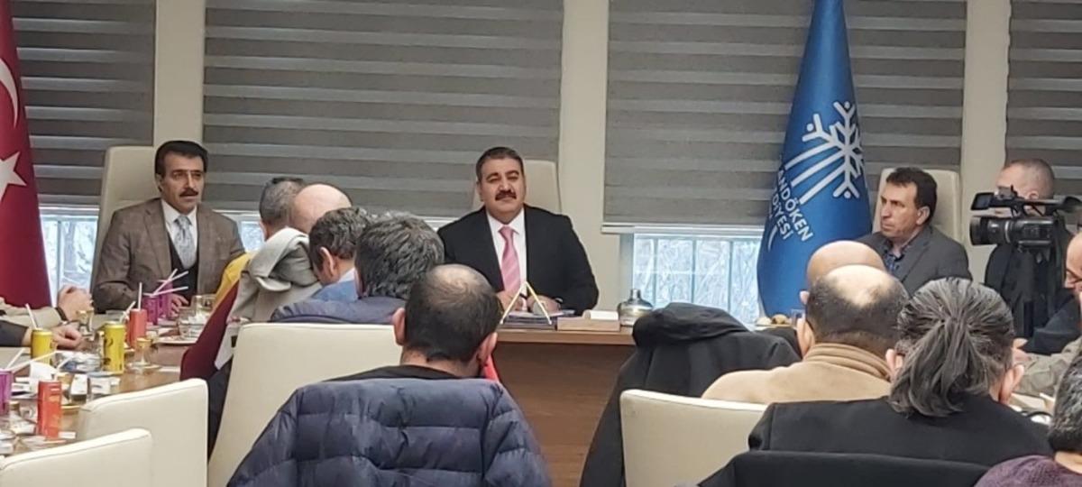 Başkan Sunar Paland&ouml;ken g&uuml;ndemini değerlendirdi