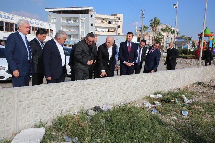 Karaduvar sahilinde iyileştirme çalışmaları devam ediyor G2