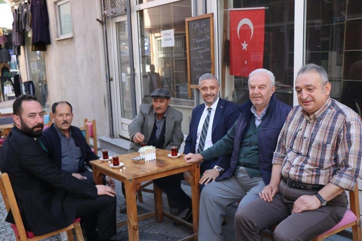 Başkan Bi&ccedil;er&rsquo;den esnaf ziyareti