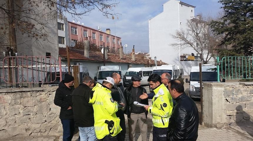 Kulu&rsquo;da &ouml;ğrenci servis ara&ccedil;ları denetlendi