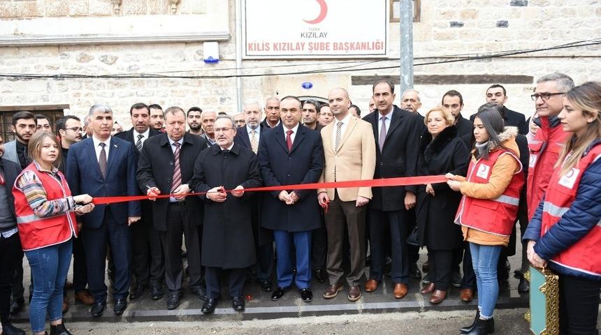 Kızılay&rsquo;ın Kilis hizmet binası a&ccedil;ıldı