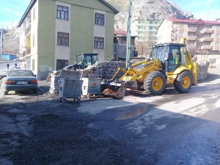 Hakkari Belediyesinden kış temizliği G2