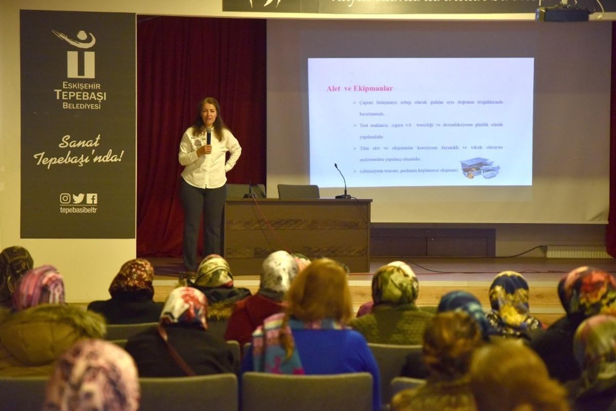 Tepebaşı&rsquo;nda &uuml;retici kadınlara hijyen ve tarım eğitimi