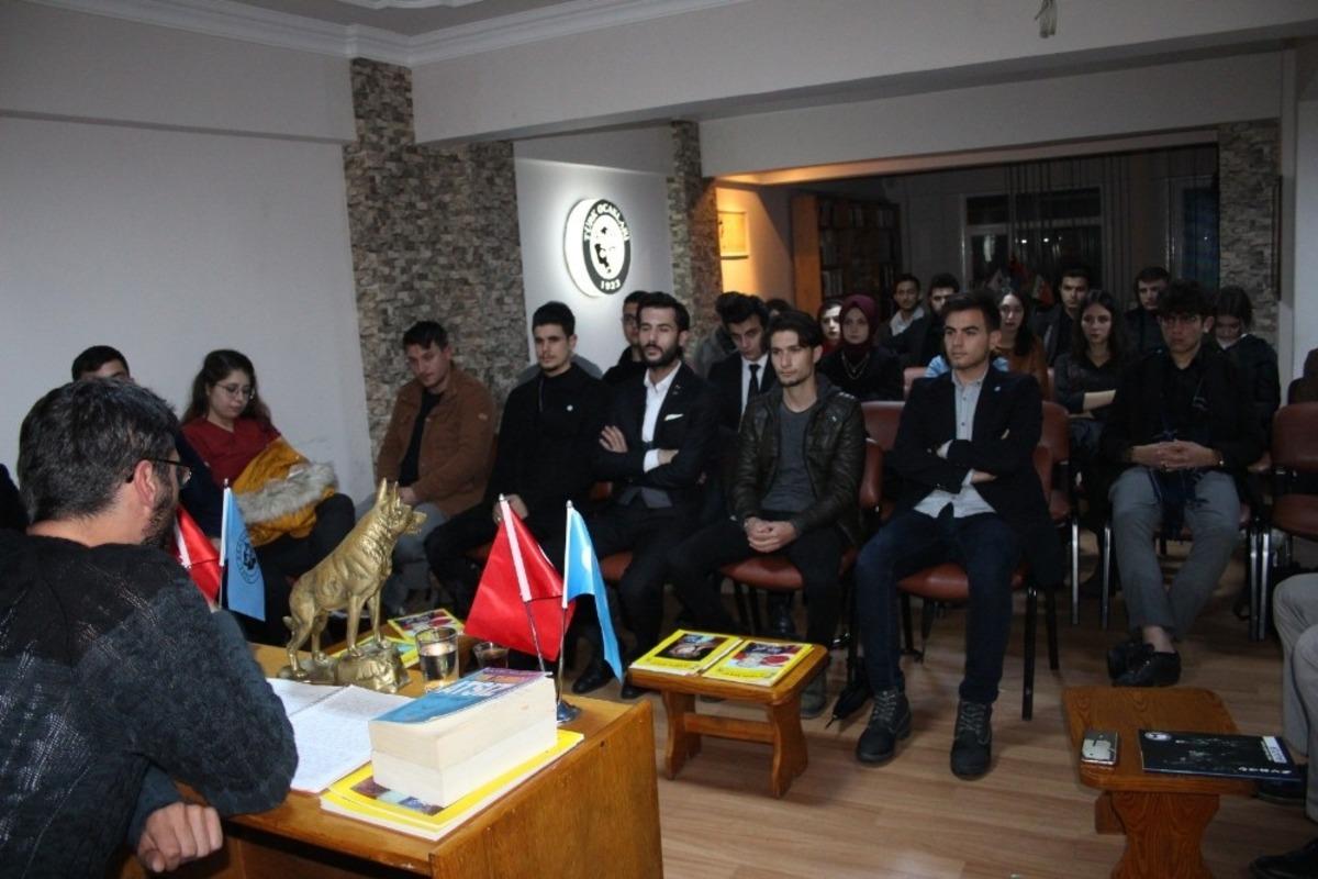 Aydın T&uuml;rk Ocakları&rsquo;ndan &lsquo;Atsız&rsquo; konferansı