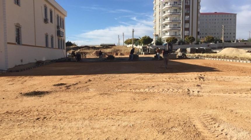 Altınşehir Mahallesi&rsquo;ndeki taziye evinin &ccedil;evre d&uuml;zenlemesi yapıldı