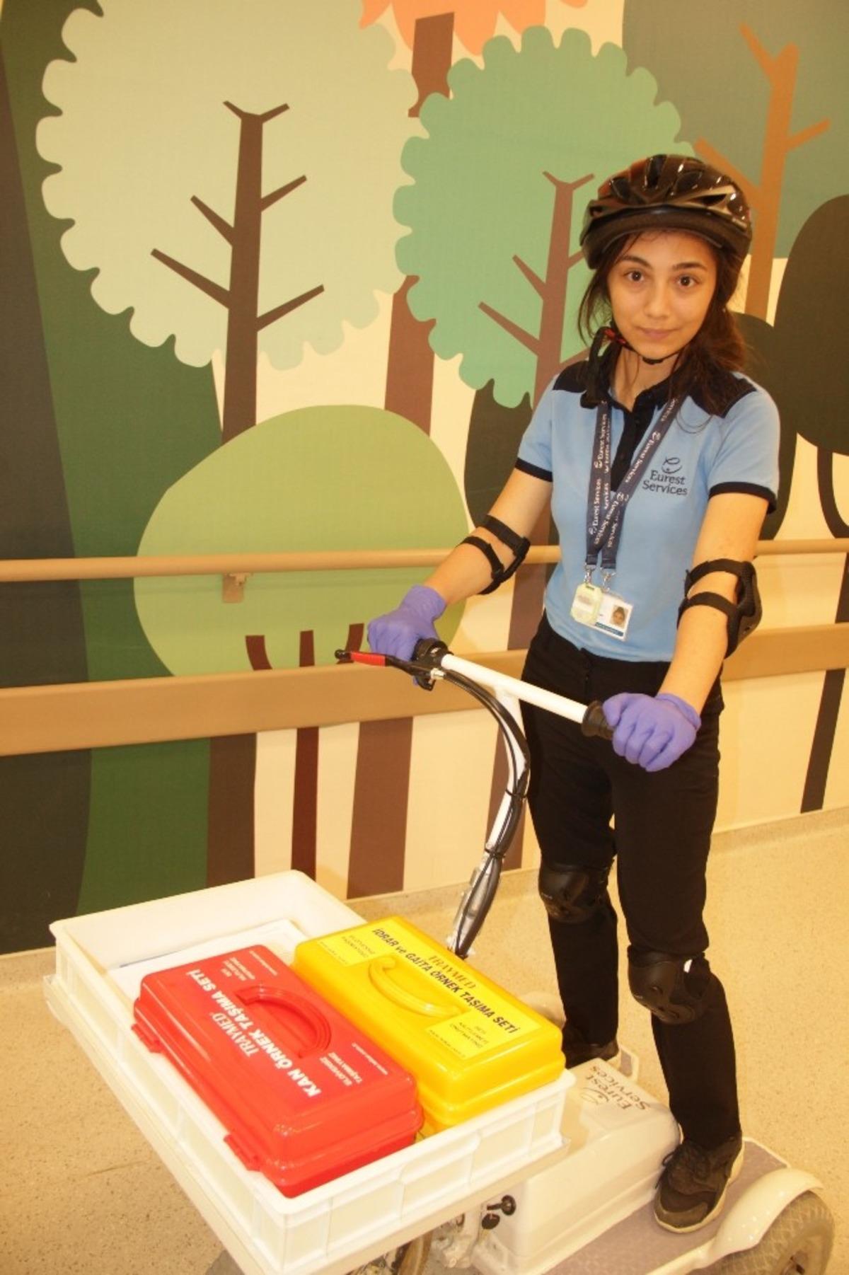 Hastane i&ccedil;i lojistikte y&uuml;ksek teknoloji