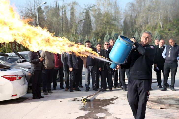 Toplu Taşıma şoförlerine yangın eğitimi verildi G4