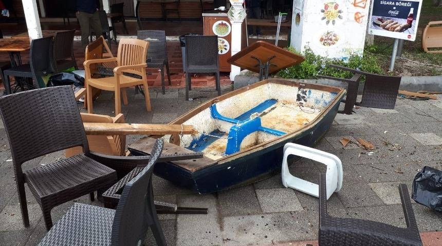 Bodrum&rsquo;u vuran hortumun yeni g&ouml;r&uuml;nt&uuml;s&uuml; ortaya &ccedil;ıktı